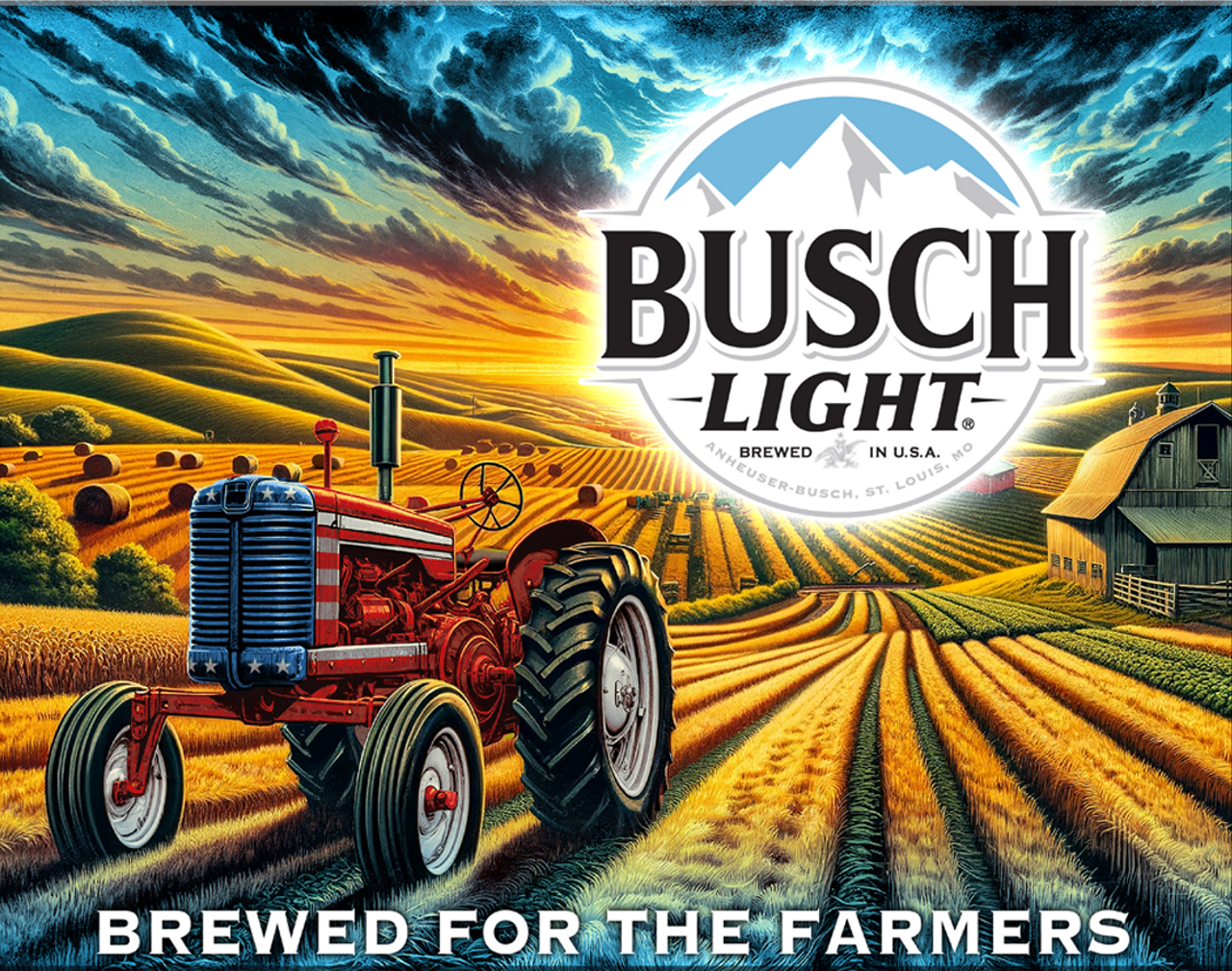 ƥ  Busch Light Farmers DE-MS2855