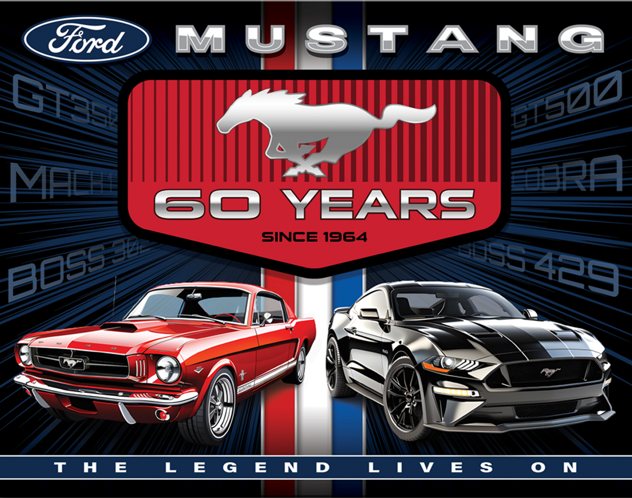 ƥ  Ford - Mustang 60 yrs. DE-MS2862