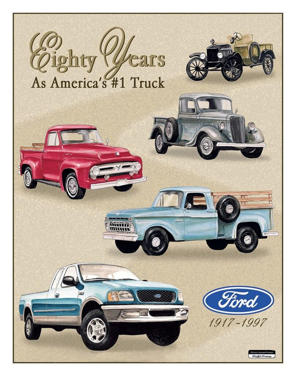 ƥ  FORD 80YRS OF PICKUP DE-MS712