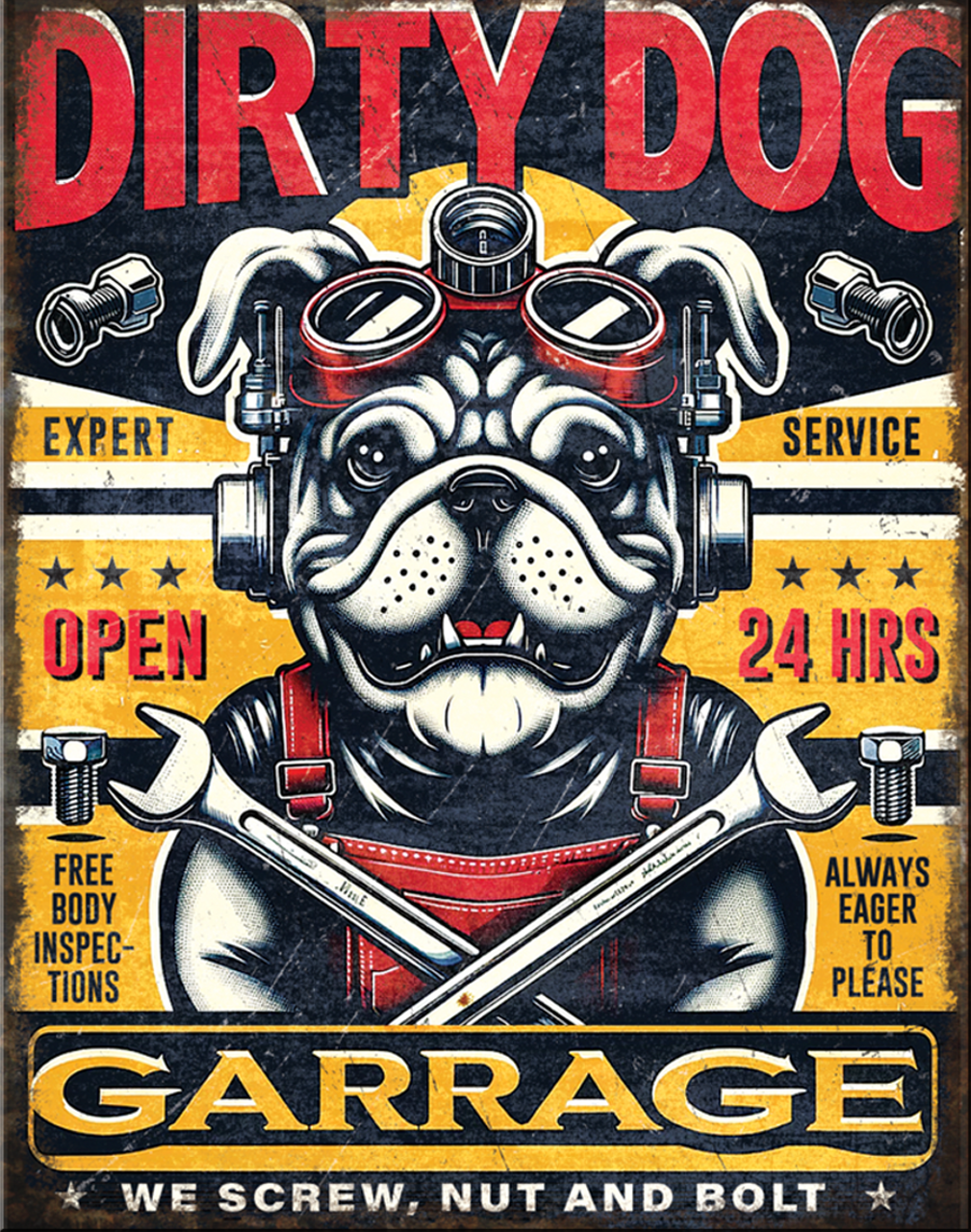 ƥ  Dirty Dog Garage DE-MS2848