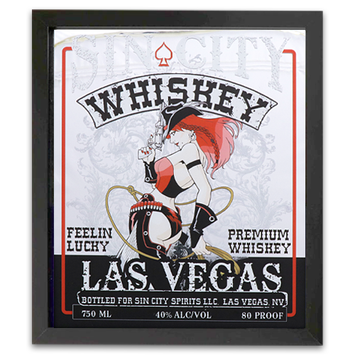 졼ߥ顼 SIN CITY WHISKEY MIRROR CA-GM-221934