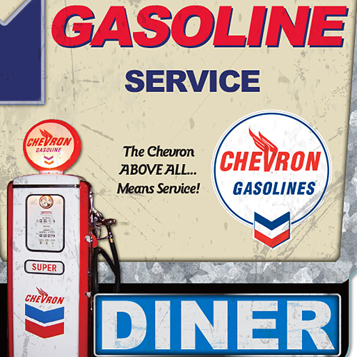 å ܥ ᥿  CHEVRON GASOLINES AM-DES-40245