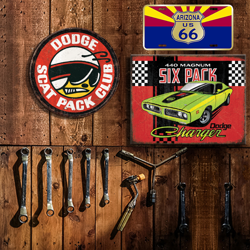 ߥ˥  RT 66 High Color LICENSE PLATE 66-GL-S4L6M
