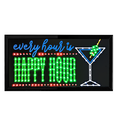 LED  EVERY HOUR IS HAPPY HOUR CA-LE-375842