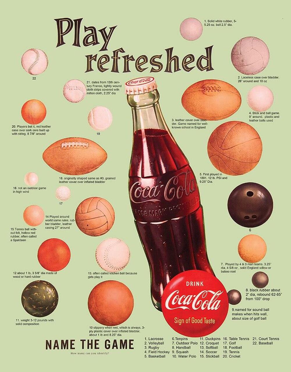 ƥ  Coke "Play Refreshed" CC-DE-MS2462