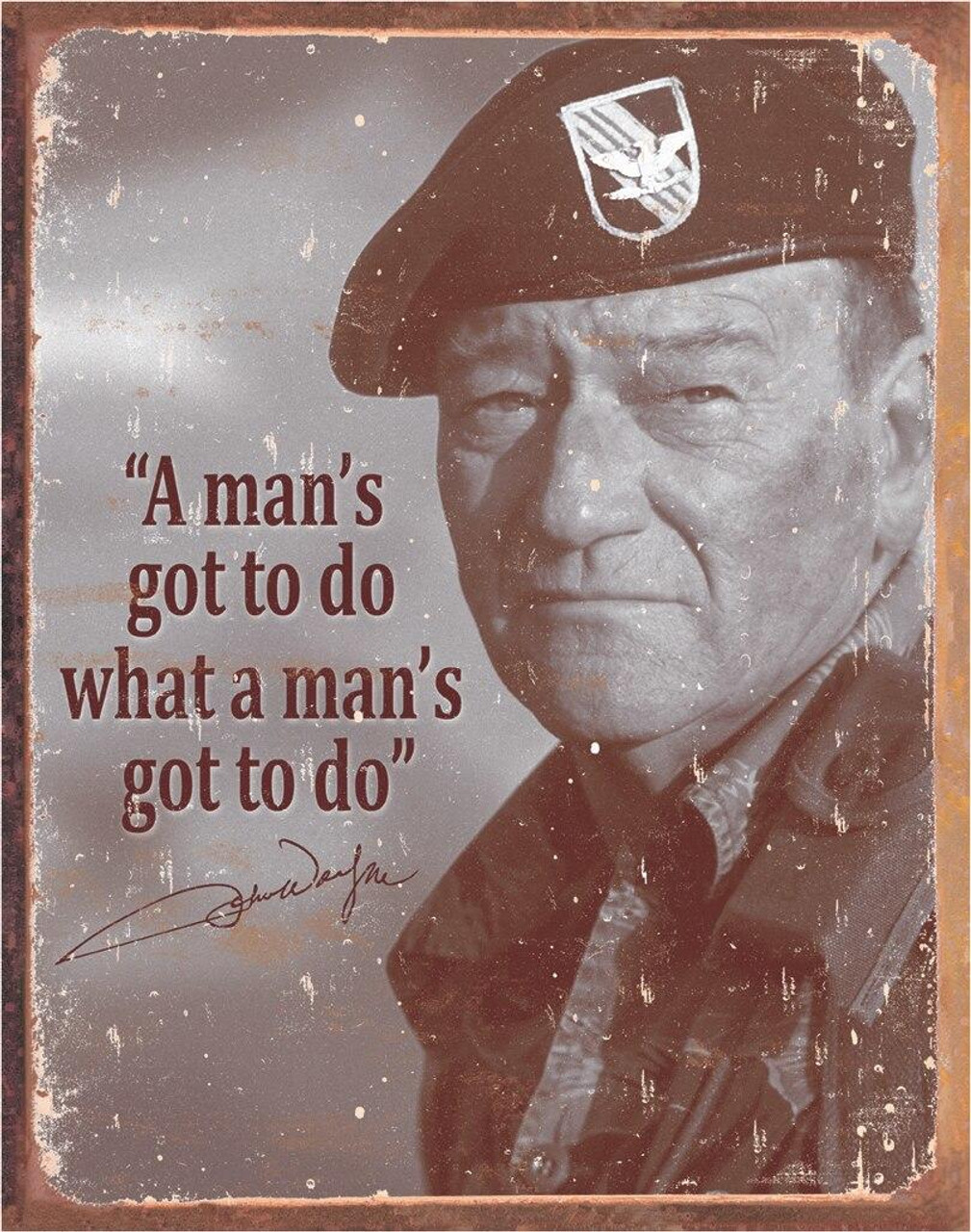 ƥ  JOHN WAYNE MANS GOTTA DO DE-MS1495ƥ  JOHN WAYNE MANS GOTTA DO DE-MS1495