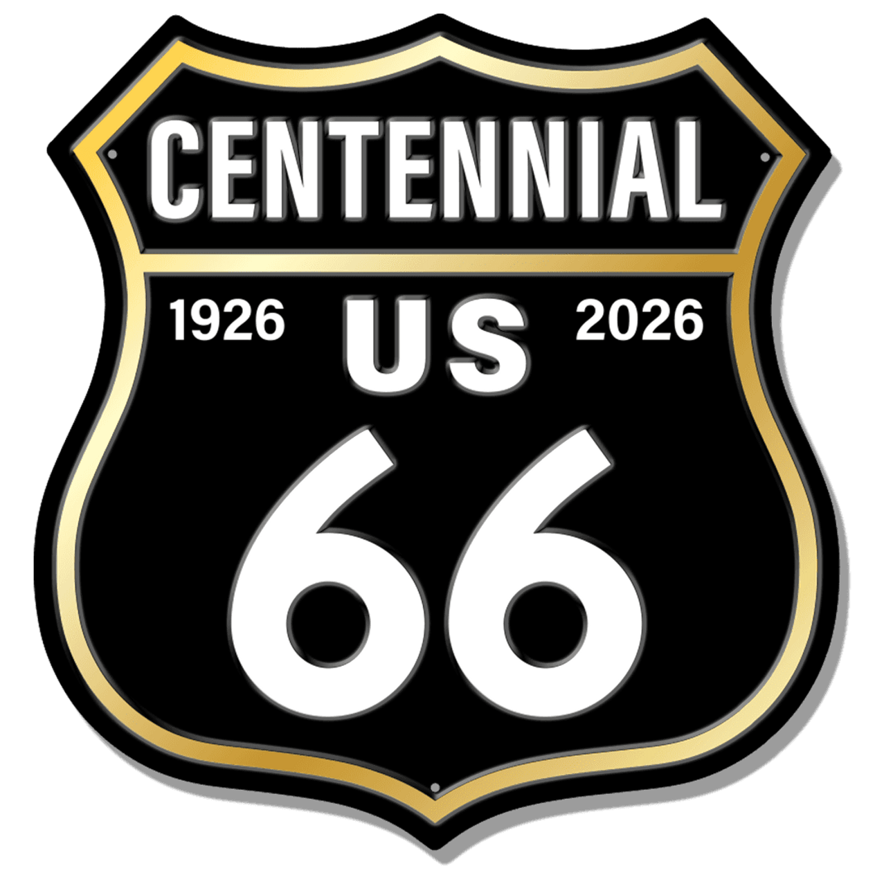 ƥ  RT 66 SHIELD CENT 66-DE-MS2965ƥ  RT 66 SHIELD CENT 66-DE-MS2965