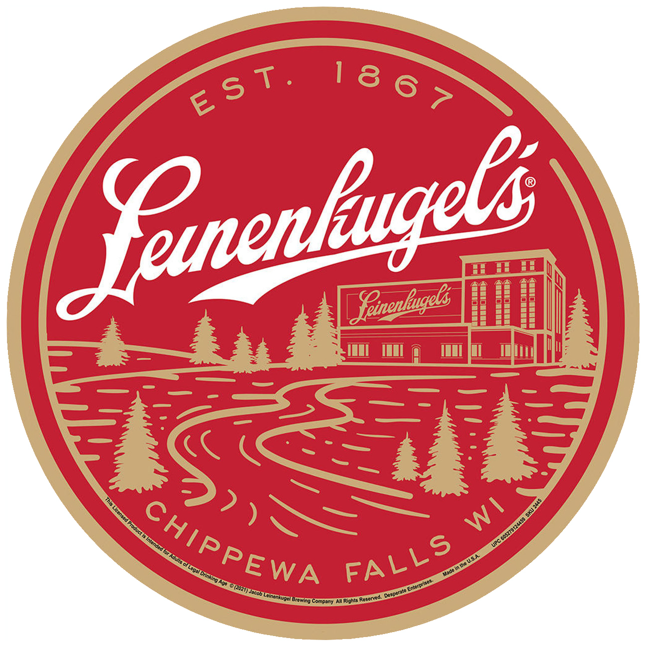 ߥ˥  Leinenkugel Round DE-MS2445