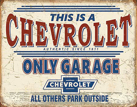 ƥ  CHEVY ONLY GARAGE DE-MS2200ƥ  CHEVY ONLY GARAGE DE-MS2200