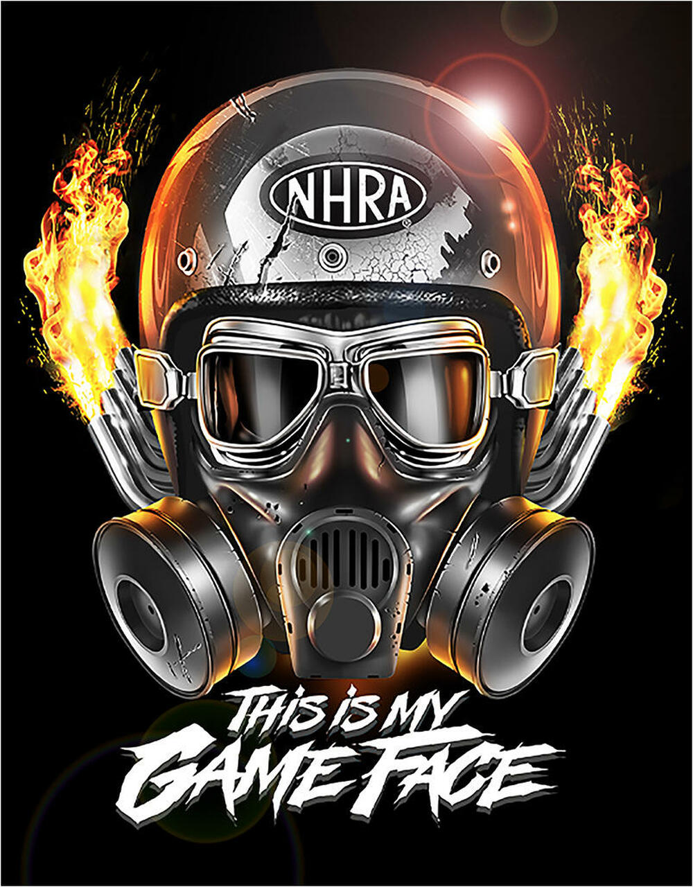 ƥ  NHRA-Game Face ALUMINUM 7.75" X DE-MS2548ƥ  NHRA-Game Face ALUMINUM 7.75" X DE-MS2548