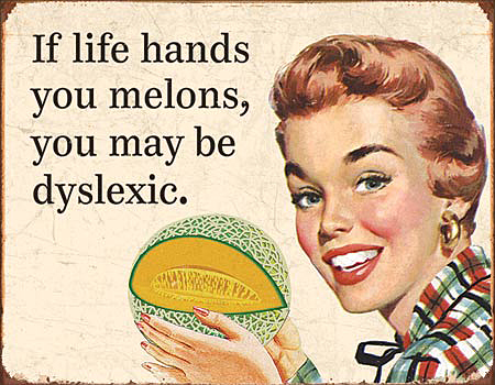 ƥ  DYSLEXIC MELONS DE-MS2191ƥ  DYSLEXIC MELONS DE-MS2191