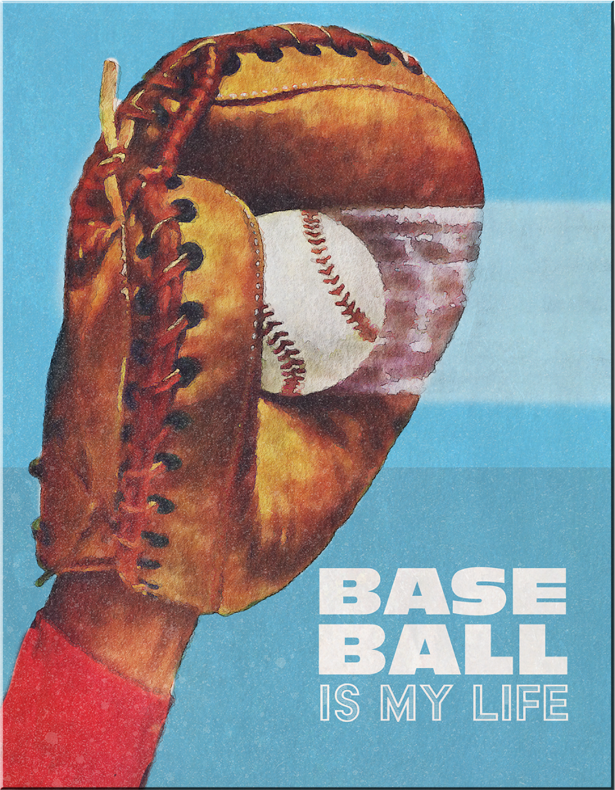 ƥ  Baseball Is Life DE-MS2805