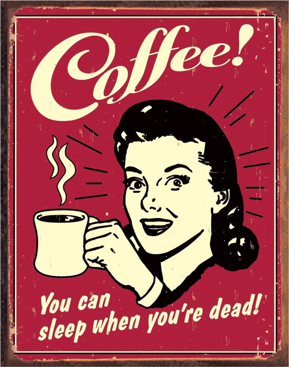 ƥ  COFFEE SLEEP WHEN DEAD DE-MS1331ƥ  COFFEE SLEEP WHEN DEAD DE-MS1331