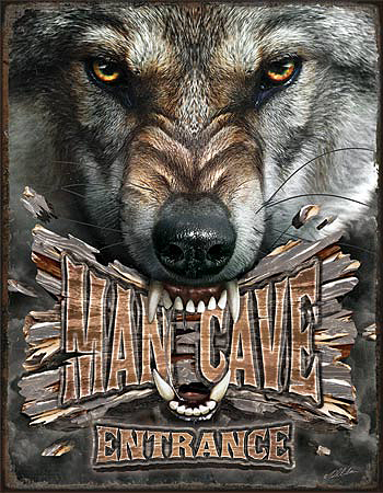 ƥ  MAN CAVE WOLF DE-MS2198