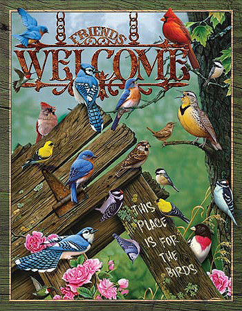 ƥ  WELCOME-PLACE FOR THE BIRDS DE-MS2002ƥ  WELCOME-PLACE FOR THE BIRDS DE-MS2002