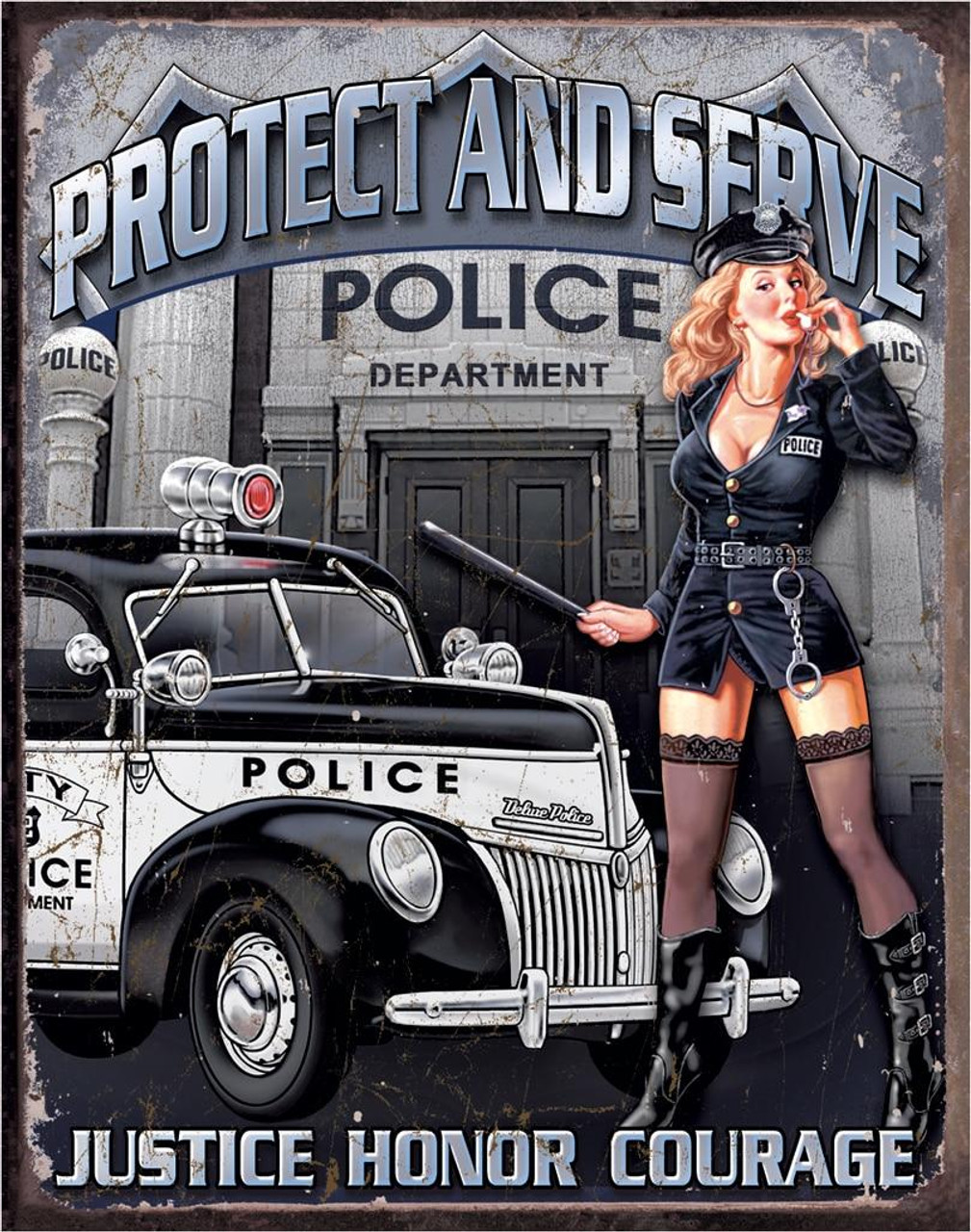 ƥ  POLICE DEPT PROTECT  SERVE DE-MS1721ƥ  POLICE DEPT PROTECT  SERVE DE-MS1721