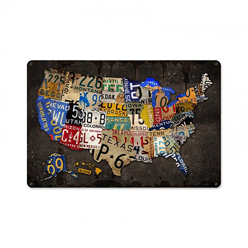 ƥ  License Plate USA Board PT-PTS-500ƥ  License Plate USA Board PT-PTS-500