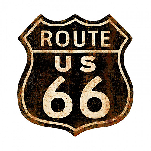 ƥ  Route 66 Rusty 66-PT-RPC-252