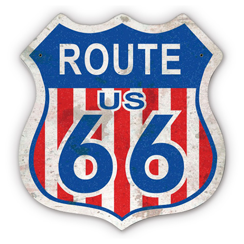 ƥ  Route 66 Red White Blue 66-PT-PTSB-001ƥ  Route 66 Red White Blue 66-PT-PTSB-001