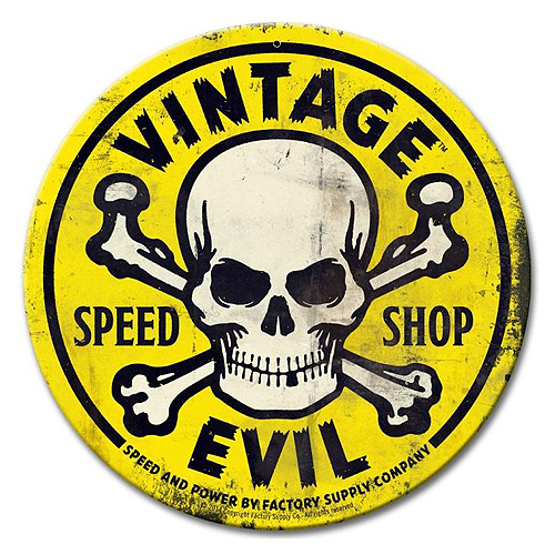 ƥ  Vintage Evil yellow Skull PT-FSC-012ƥ  Vintage Evil yellow Skull PT-FSC-012