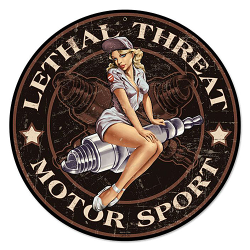 ƥ  Spark Plug Pinup PT-LETH-136