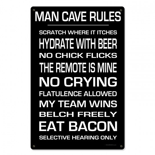 ƥ  Man Cave Rules PT-KEG-002ƥ  Man Cave Rules PT-KEG-002