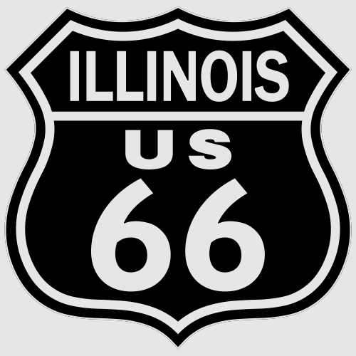 RT 66 åȥ ƥå ILLINOIS 66-COST-M01-BK ֥å