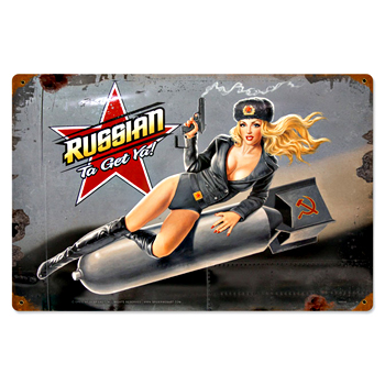 ƥ  Greg Hildebrandt Russian Nose Art PT-HB-046