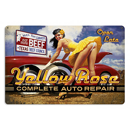 ƥ  Greg Hildebrandt Yellow Rosie Repair PT-HB-011ƥ  Greg Hildebrandt Yellow Rosie Repair PT-HB-011