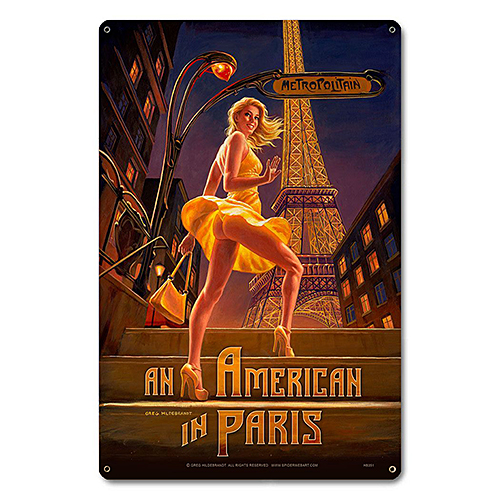 ƥ  Greg Hildebrandt American in Paris PT-HB-351ƥ  Greg Hildebrandt American in Paris PT-HB-351