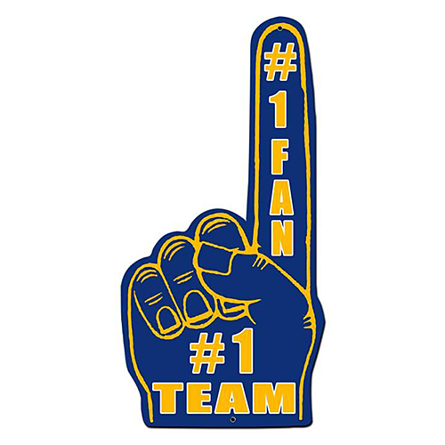 ƥ  #1 Team Finger Blue Yellow PT-PS-336ƥ  #1 Team Finger Blue Yellow PT-PS-336