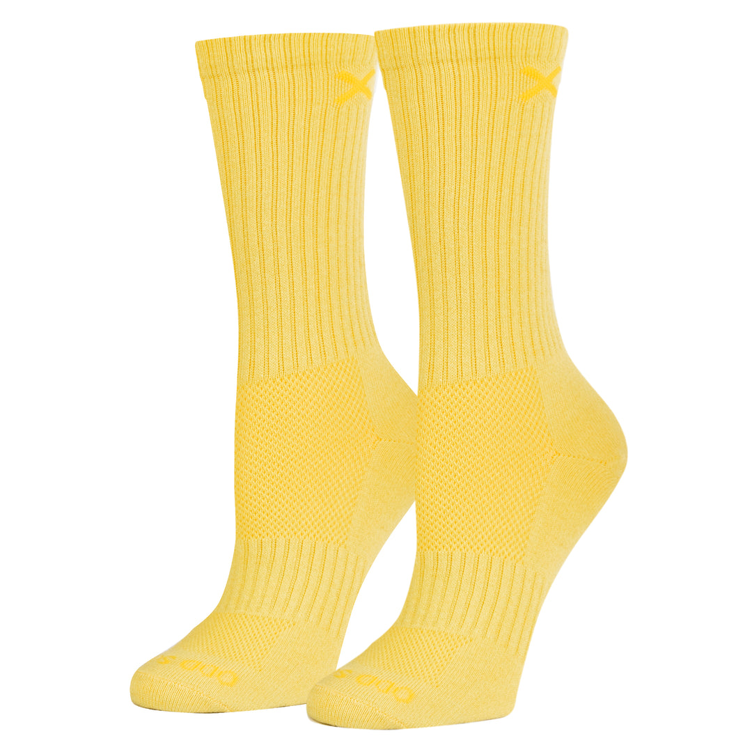 ODD SOXʥå åMEDIUM FEET BASIX YELLOW HEATHER CREW OS-SOC-WM-30801-SHCWODD SOXʥå åMEDIUM FEET BASIX YELLOW HEATHER CREW OS-SOC-WM-30801-SHCW