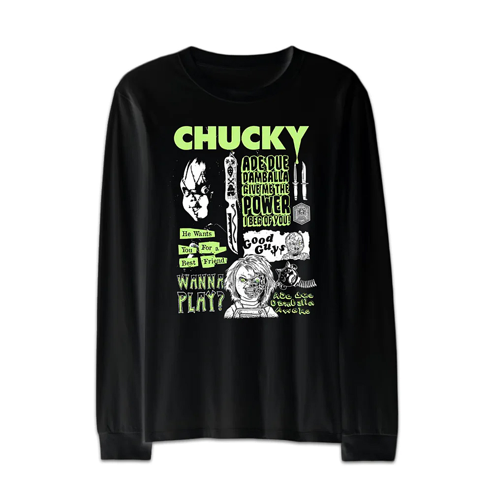 ���� ���꡼�� T����� Chucky Wanna Play Graphic REX-TS-CYAL2566RC �֥�å����� ���꡼�� T����� Chucky Wanna Play Graphic REX-TS-CYAL2566RC �֥�å�