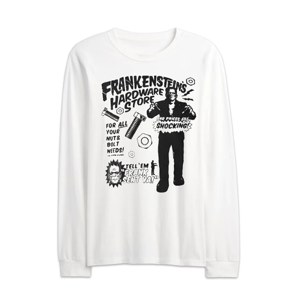 ���� ���꡼�� T����� Universal Monsters Frankenstein Hardware Store Graphic REX-TS-U4AL2129RC �ۥ磻�ȥ��� ���꡼�� T����� Universal Monsters Frankenstein Hardware Store Graphic REX-TS-U4AL2129RC �ۥ磻��