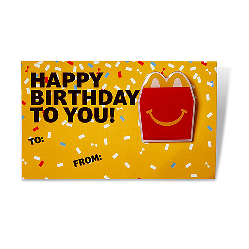 McDonald's ԥХå Happy Birthday SM-PIN-7241400McDonald's ԥХå Happy Birthday SM-PIN-7241400