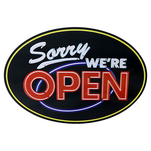顼  SORRY WE'RE OPEN CA-LS-473509