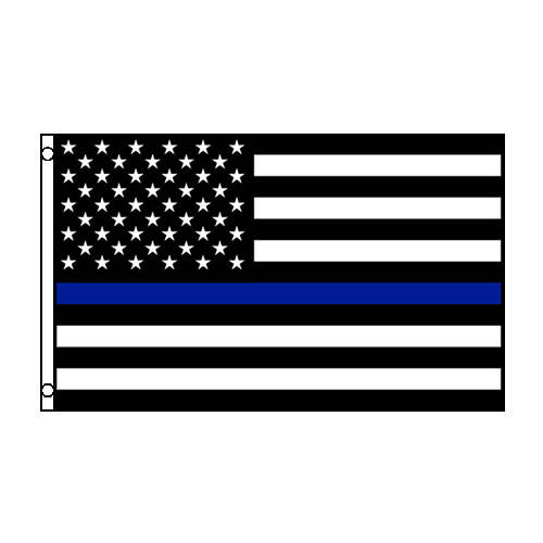 3x5 ft եå USA THIN BLUE LINE FI-F-THINBLUE-35