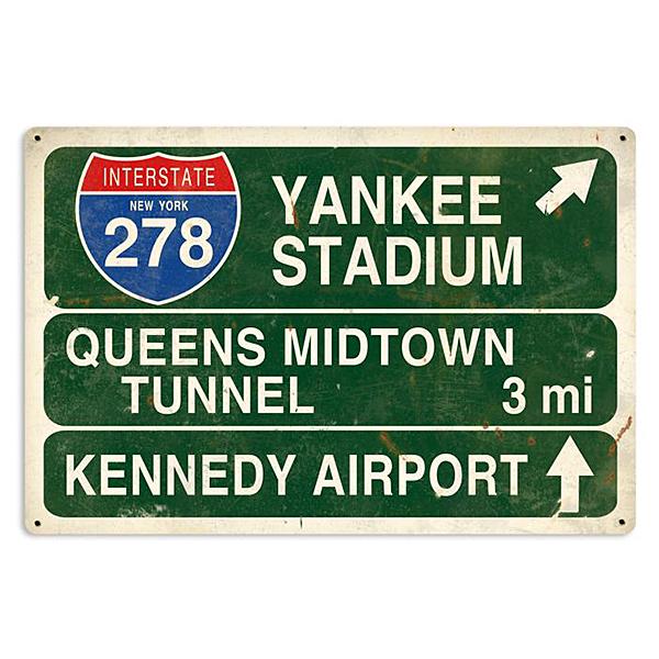 ƥ  Yankee Stadium Highway Sign PT-VXL-172