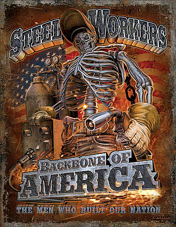 ƥ  STEEL WORKERS-BACKBONE DE-MS2139ƥ  STEEL WORKERS-BACKBONE DE-MS2139