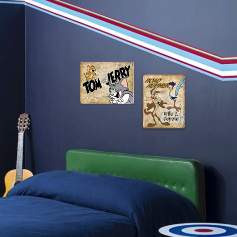 ƥ  TOM  JERRY RETRO PANELS DE-MS1855