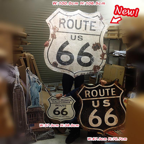 ƥ  Route US 66 Shield Vintage sign 66-PT-PTS-448