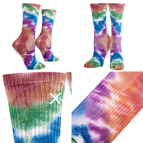 ODD SOXʥå åLARGE FEET TIE DYE HIPPY OS-SOC-M-30822-TDCM