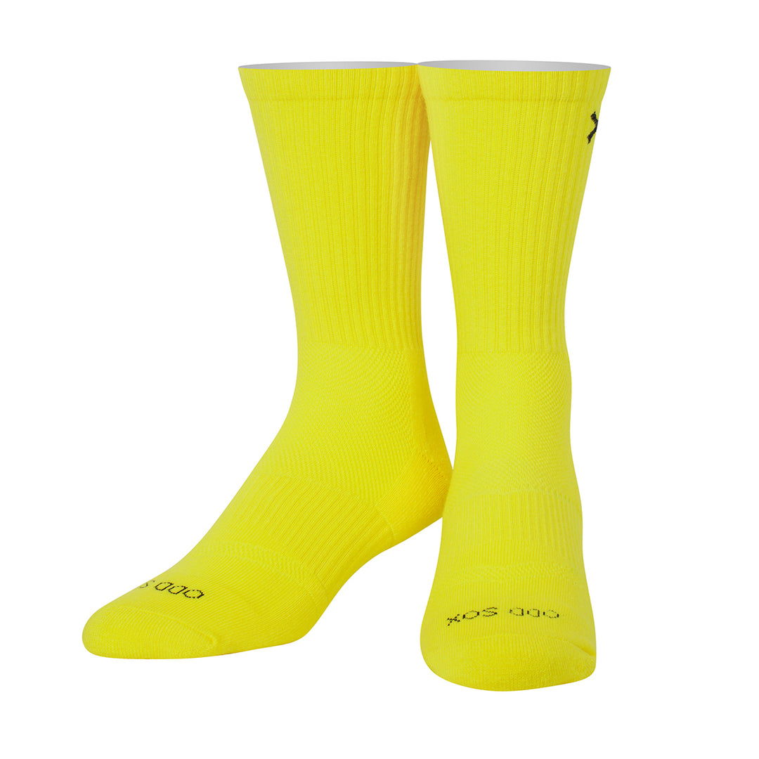 ODD SOXʥå åLARGE FEET BASIX YELLOW CREW OS-SOC-M-OSBCRWYEL