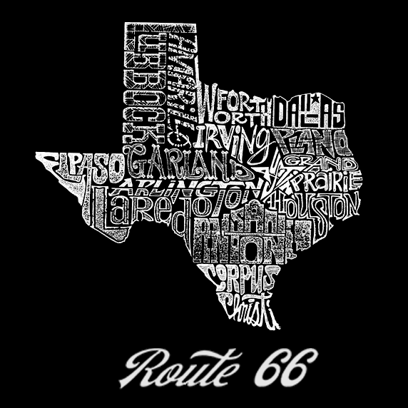 RT 66 T The Great State of Texas 66-LA-TS-TEXA-BK