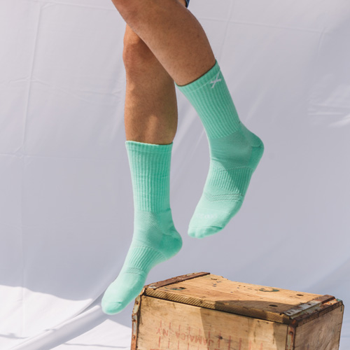 ODD SOXʥå åLARGE FEET BASIX MINT GREEN CREW OS-SOC-M-OSBCRWMNT