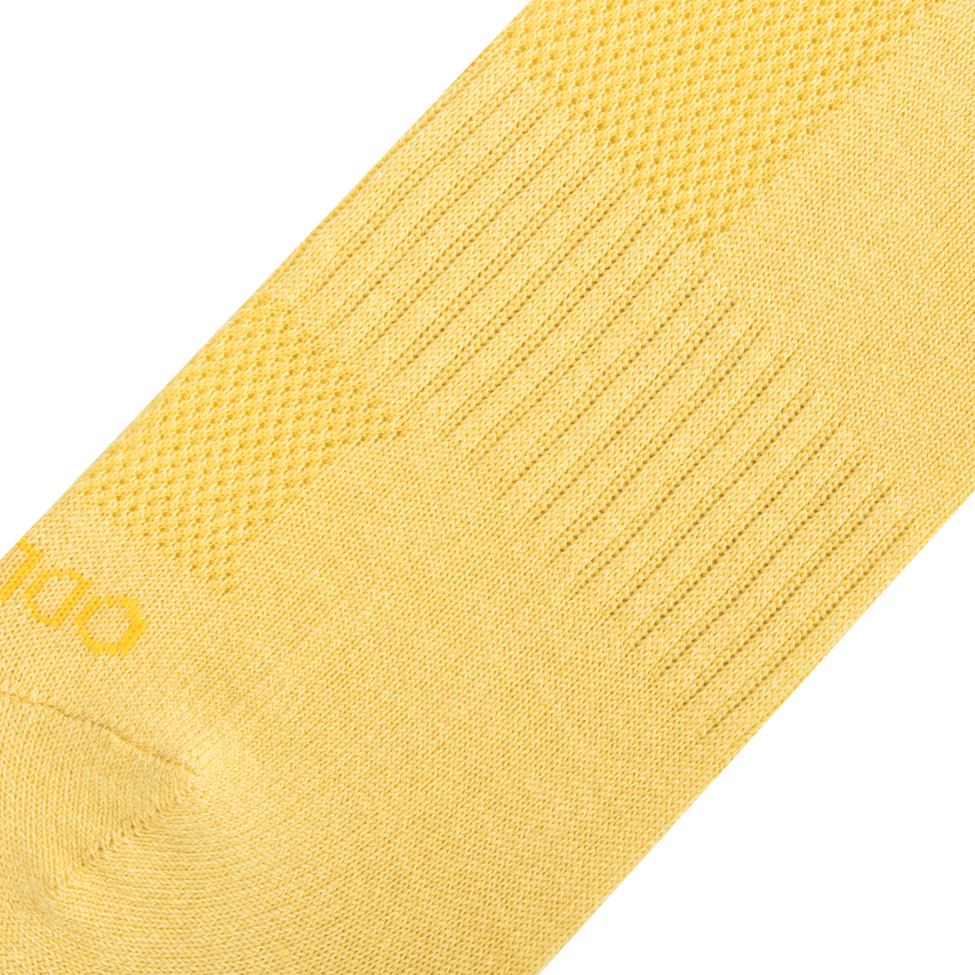 ODD SOXʥå åMEDIUM FEET BASIX YELLOW HEATHER CREW OS-SOC-WM-30801-SHCW