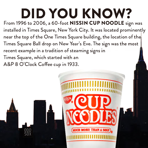 ODD SOXʥå åMEDIUM FEET CUP NOODLES OS-SOC-WM-OSWNCUPN