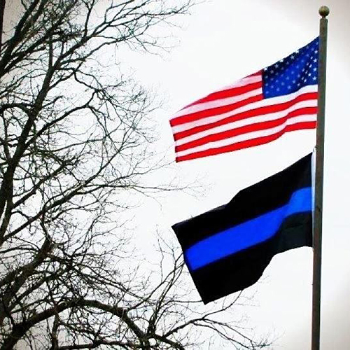 12x18 in ƥå եå USA THIN BLUELINE FI-F-STI-THINBLUELINE-USA