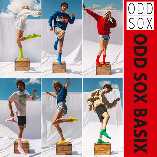 ODD SOXʥå åMEDIUM FEET BASIX RED HEATHER CREW OS-SOC-WM-30803-SHCW