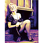 ƥ  Marilyn Monroe - Purple MM-DE-MS2923